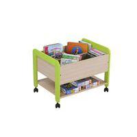 Bac à albums haut Lili piètement coloris vert - Image principale