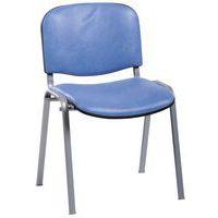 Lot de 5 Chaises Cluny revêtement tissu PVC classé M2 - Image principale