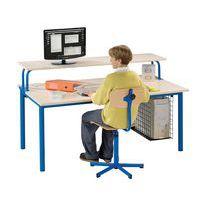 Table informatique Mimizan plateau rectangulaire - Image 2