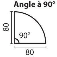 Extension angle à 90° Hêtre/alu - Image 4