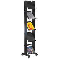 Présentoir mobile Eco simple face coloris  anthracite/gris - Image 5