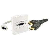Plastron HDMI pour encastrement de prise Erard D3C thumbnail image 2