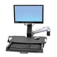 Bras ergonomique StyleView Combo assis-debout avec plan de travail - Ergotron thumbnail image 3