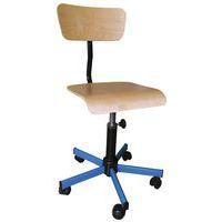 Chaise assise bois réglable manuellement