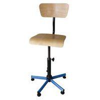 Chaise réglable de 42 à 60 cm - sur roulettes - bleu thumbnail image 2