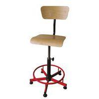 Chaise haute assise bois réglable manuellement avec repose-pieds