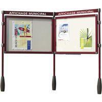 Vitrine extérieur Antarès porte levante Verre trempé Planorga thumbnail image 4