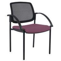 Lot de 2 fauteuils visiteurs Ritz dossier résille noir - Manutan Expert thumbnail image 2