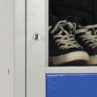 Armoire scolaire visitable 1 colonne 2 casiers rouge RAL 3003 thumbnail image 4