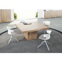 Table de réunion Allegra rectangulaire 140 x 140 cm coloris orme thumbnail image 4