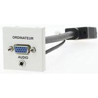 Plastron VGA et Audio 20 cm Femelle / Femelle thumbnail image 2