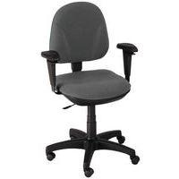 Fauteuil de bureau Aurore contact permanent accoudoirs réglables coloris gris - Image principale