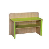 Surmeuble pour buffet Lili 2 étagères montants coloris vert - Image principale