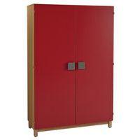Armoire Lana portes rouge - Manutan Expert