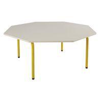 Table Elodie II octogonale, 4 pieds tube