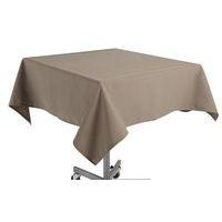 Lot de 2 nappes polyester 130x175 cm taupe Syana - Image principale