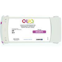 Cartouche remanufacturée large format HP 831 - Magenta - Image principale