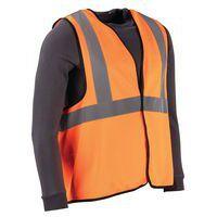 Gilet haute visibilité Orange taille M - Manutan - Image 3