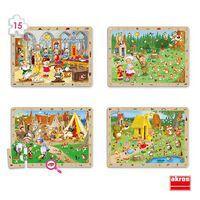 Lot 4 puzzles observation contes - Akros
