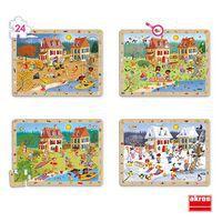 Lot 4 puzzles observation saisons - Akros