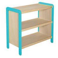 Rayonnage maternelle Lili piètement coloris bleu turquoise - Image principale