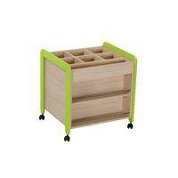 Poste atelier mobile Lili piètement coloris vert - Image 3