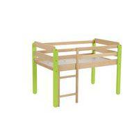 Lit gain de place Lili 120 x  60 cm piètement vert - Image principale