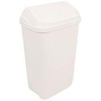 Poubelle à couvercle basculant - 50L - Blanc - Probbax thumbnail image 3