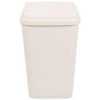 Poubelle à couvercle basculant - 50L - Blanc - Probbax - Image 5