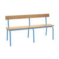 Banc maternelle avec dossier longueur 120 cm - Manutan Expert - Image 4
