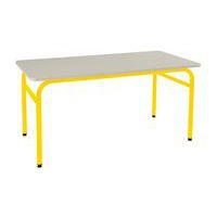 Table Elodie II rectangulaire, 4 pieds tube