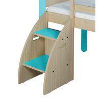 Marchepied pour lit maternelle Lili coloris bleu turquoise thumbnail image 3