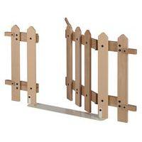 Portillon 7 lattes Lili - montants coloris hêtre - Image principale