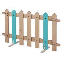 Barrière 7 lattes support montant coloris bleu turquoise - Image principale