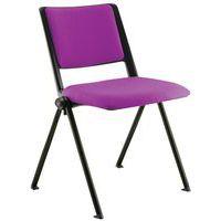Lot de 2 chaises Match Piètement noir dossier et assise tissu classé M1 thumbnail image 3