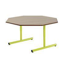 Table régl. Chloé octog. pied dégag. latéral plat. hêtre - Mobidecor thumbnail image 4
