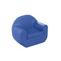 Fauteuil club Ondulo, version 6/10 ans, coloris bleu java - Image principale
