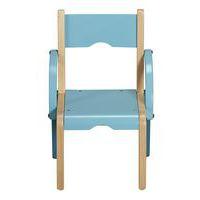 Fauteuil Lili T1 assise/accoudoirs coloris bleu turquoise - Image 3
