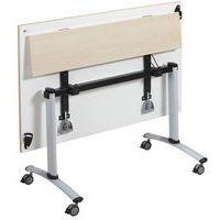 Table pliante Axe avec voile de fond 120x68 cm Hêtre/alu thumbnail image 3