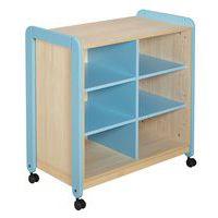 Meuble Lili 2 colonnes 6 niches + roulettes - Image principale