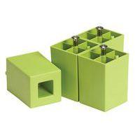 Kit de 4 pieds pour meuble Confetti - coloris vert - Image principale