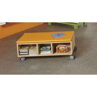 Banc avec assise mousse Confetti - orange - Image 5