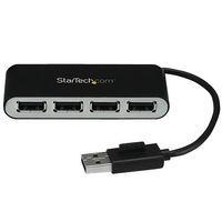 Hub USB 2.0 portable à 4 ports avec câble intégré StarTech thumbnail image
