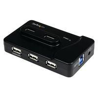 Hub combiné USB 3.0/2.0 6 ports avec port de charge StarTech thumbnail image