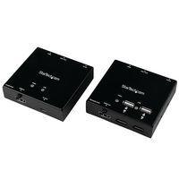 Extendeur HDMI sur Cat6 à 50 m avec hub USB 2.0 à 4 ports-1080p