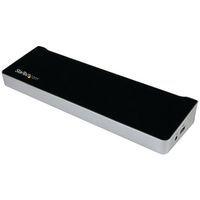Station d'accueil USB-C triple affichage 4K portable-2xDP 1xHDMI-PowerDelivery