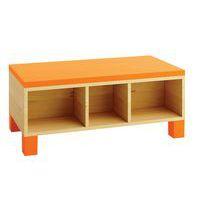 Banc avec assise mousse Confetti - orange - Image 3