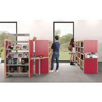 Rayonnage simple face structure bois/métal Ellipse - Manutan Expert - Image 2