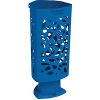 Poubelle Vienne polyéthylène - bleu 5005 - Image principale