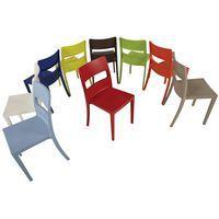 Chaise 4 pieds SAI coloris taupe thumbnail image 4